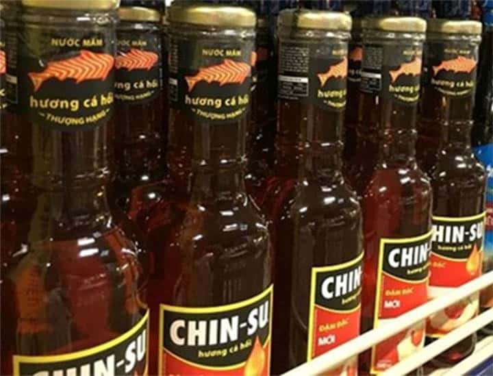 Chinsu trên kệ siêu thị
