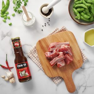 sườn ram đậu nành nhật