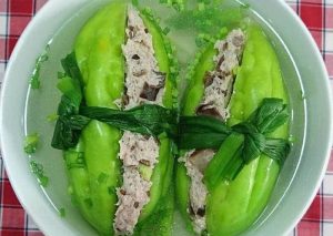 Cách nấu canh khổ qua nhồi thịt