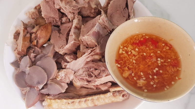 cách làm mắm gừng chấm vịt