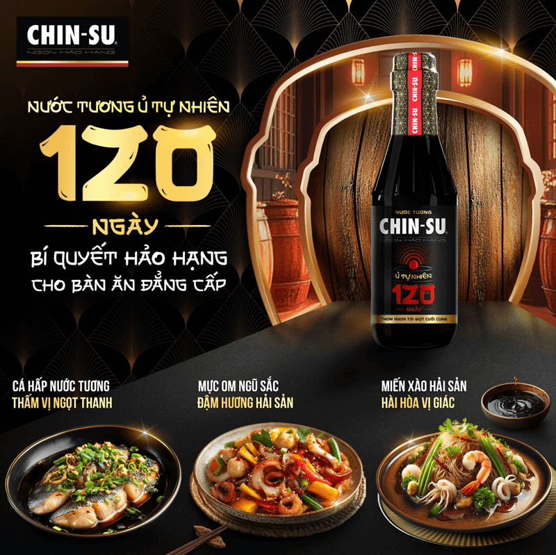 Nước tương ăn cùng miến xào