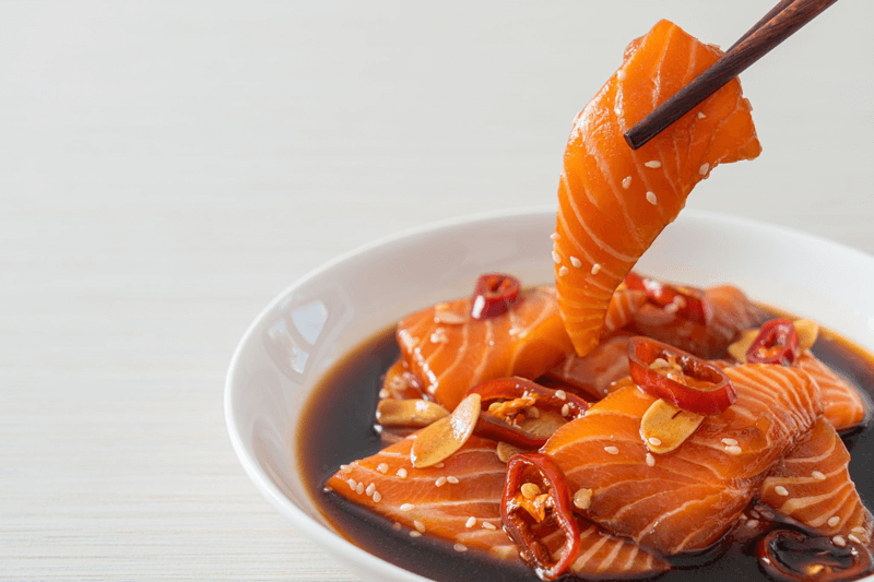 Cá hồi ngâm tương để được mấy ngày