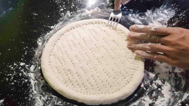 cách làm pizza hải sản xốt mayonnaise