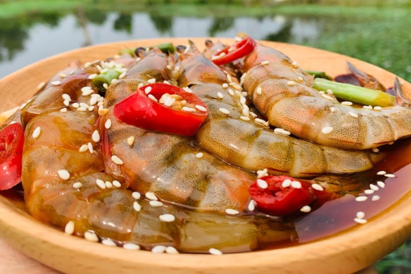 cách làm tôm ngâm tương