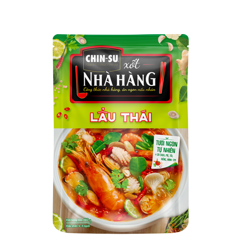 CHIN-SU Xốt Nêm Sẵn Tiện Lợi Lẩu Thái (180g)