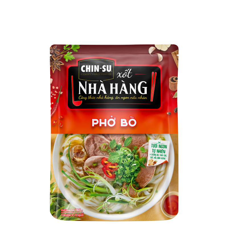 CHIN-SU Xốt Nhà Hàng Phở Bò (160g)