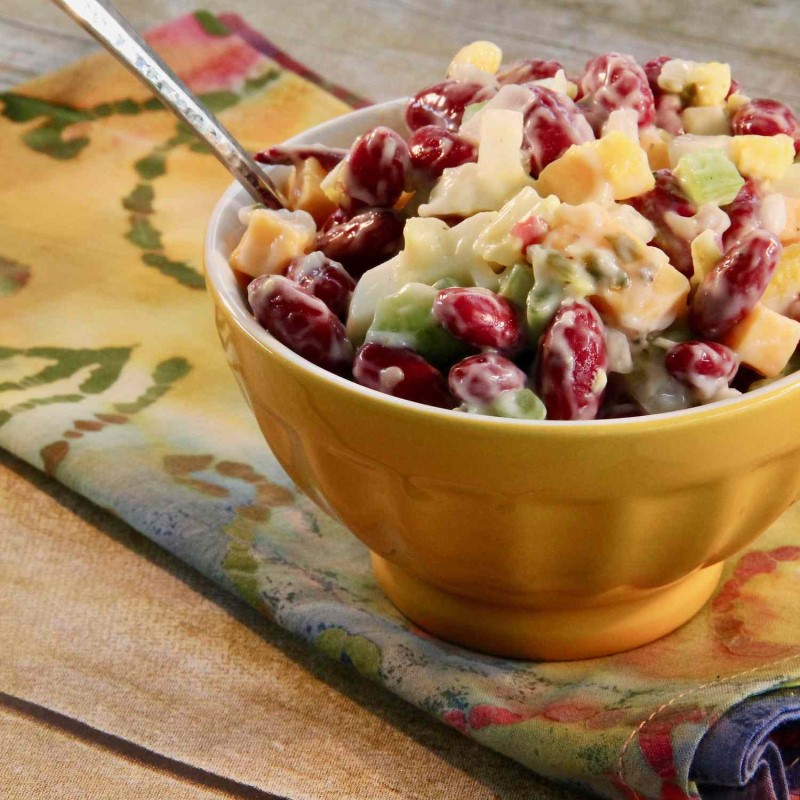 cách làm salad hoa quả trộn mayonnaise