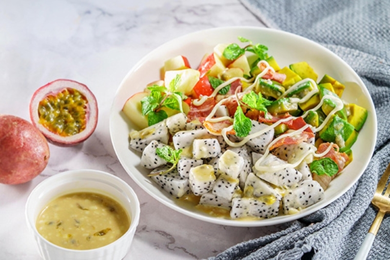 salad rau củ trộn mayonnaise