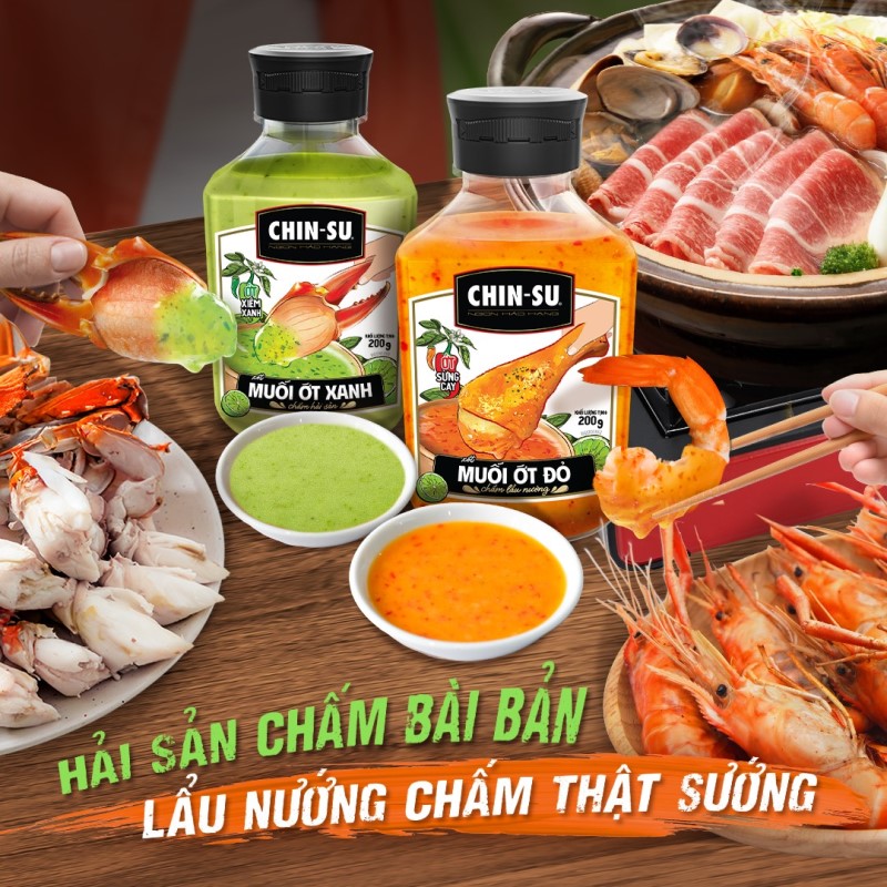 Xốt muối ớt đỏ CHIN-SU