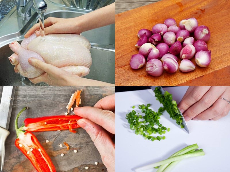 cách làm gà hấp mắm nhĩ