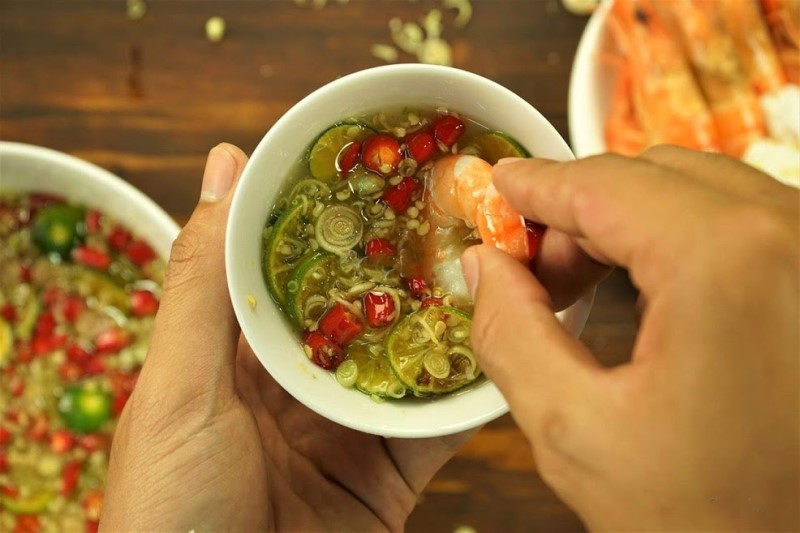 nước sốt chấm hải sản