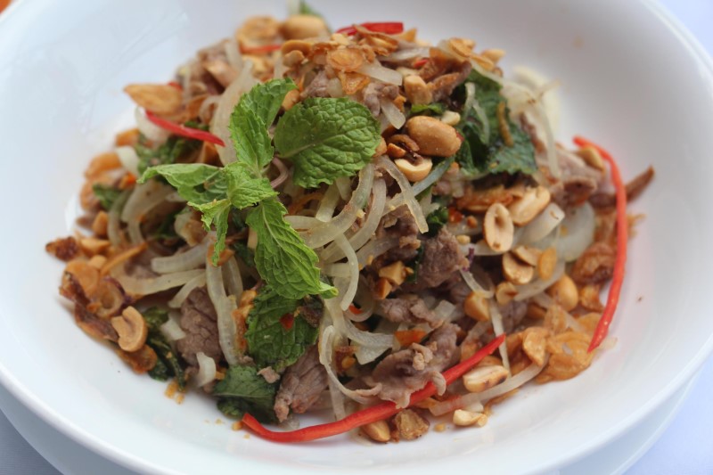 gỏi bò bop thấu