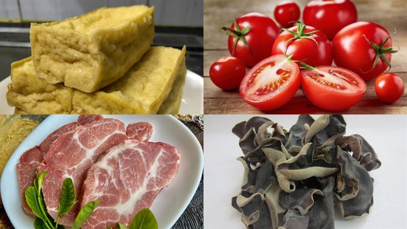 đậu hũ sốt cà chua