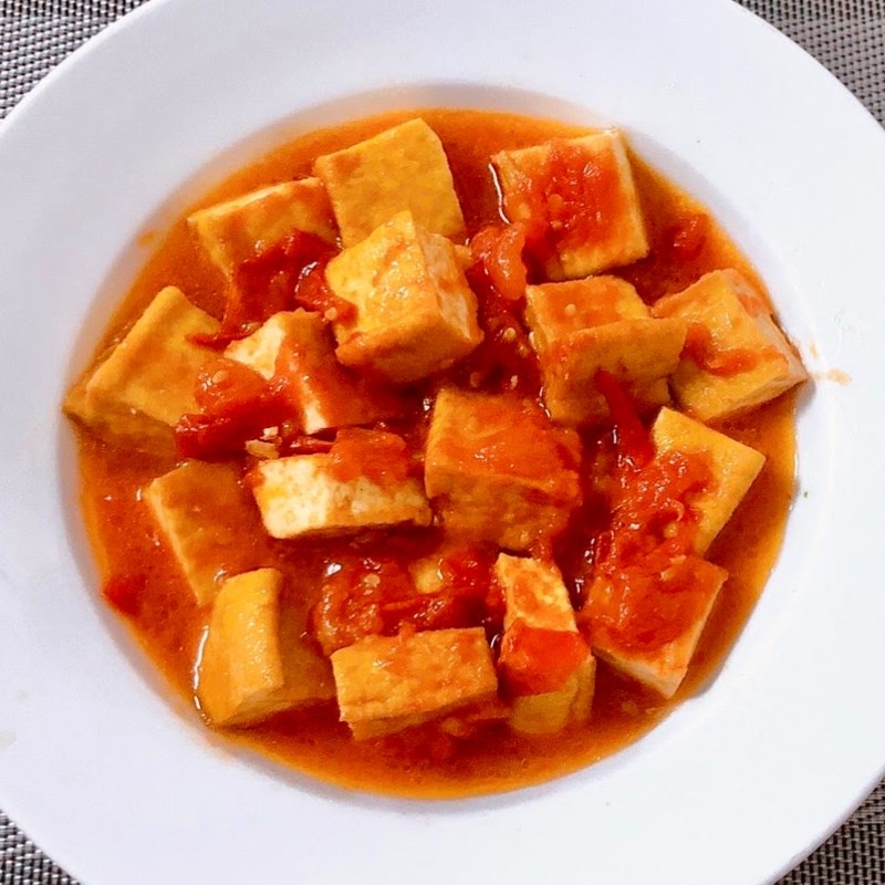 đậu hũ sốt cà chua