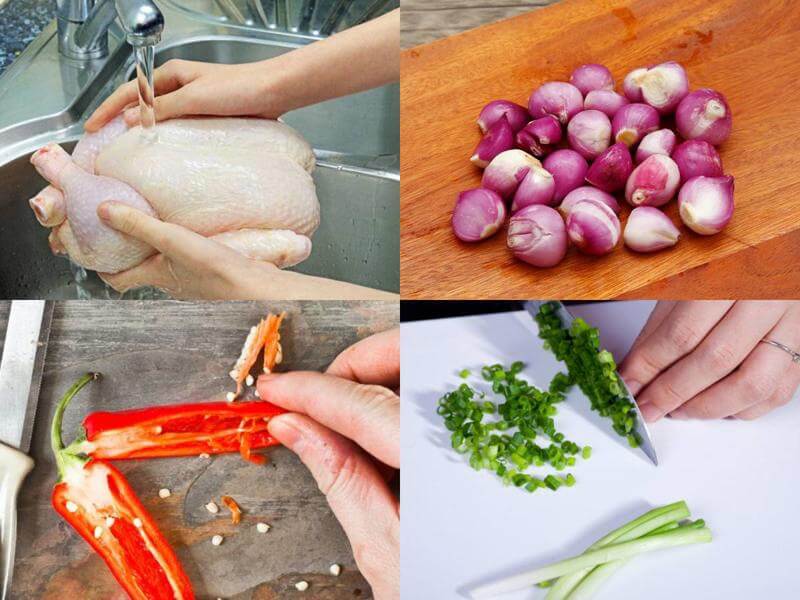 cách làm gà hấp mắm nhĩ
