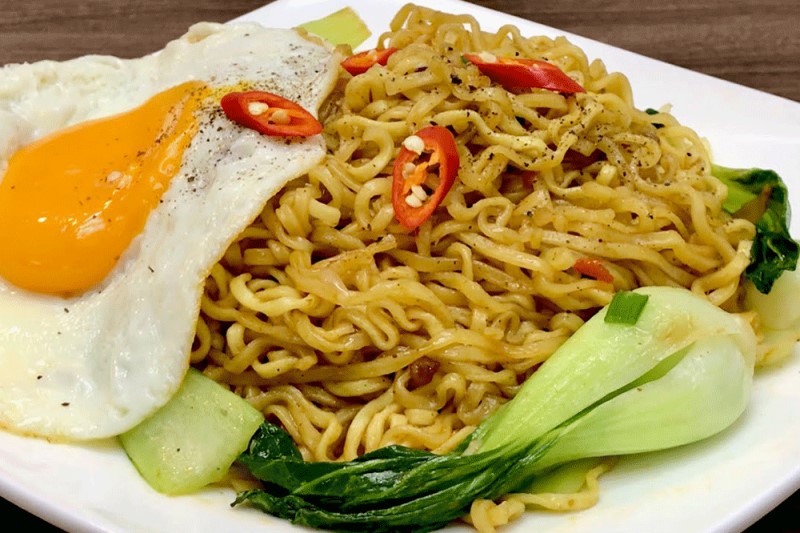 mì trộn tương ớt