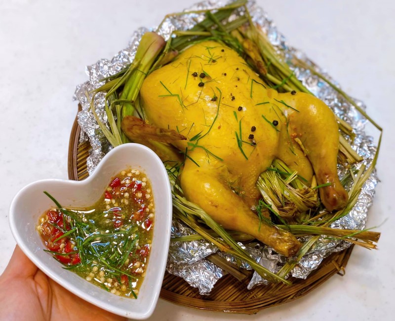 cách làm muối chấm gà