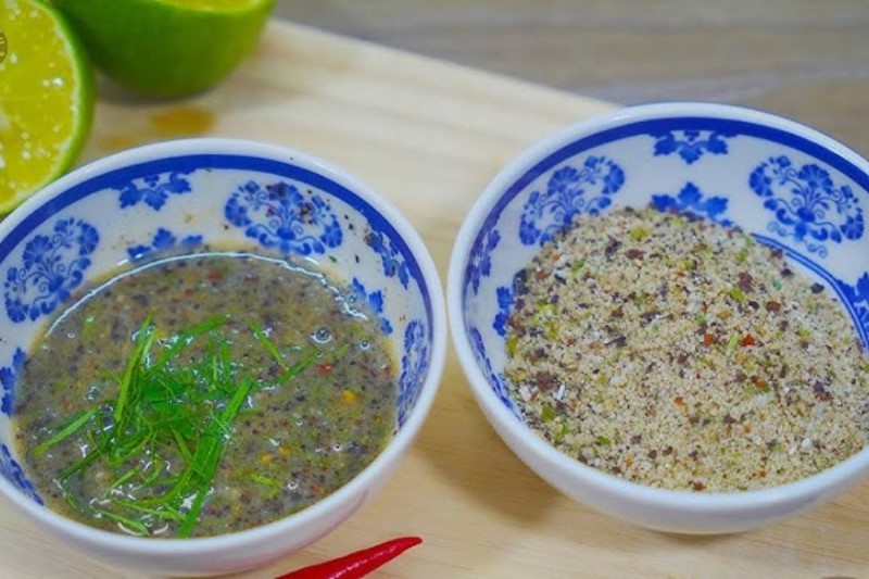 cách làm muối chấm gà