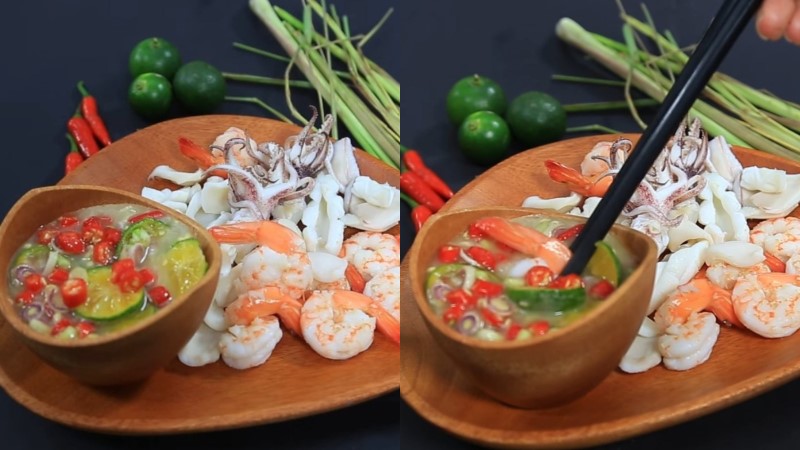 cách làm nước chấm hải sản