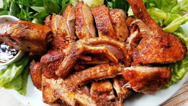 cách làm gà nướng muối ớt