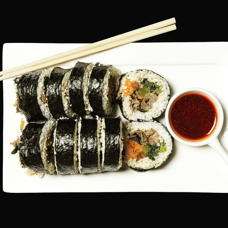 nước tương chấm kimbap