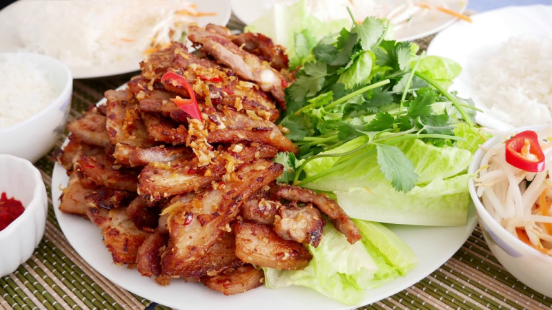 gia vị chấm thịt nướng