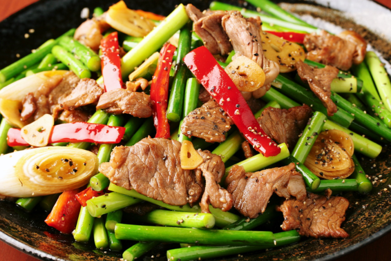 măng tây xào thịt bò