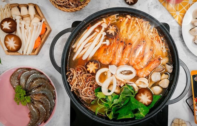 cách nấu lẩu hải sản