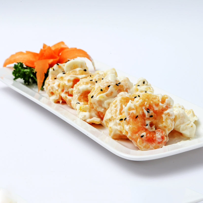 tôm chiên xù sốt mayonnaise
