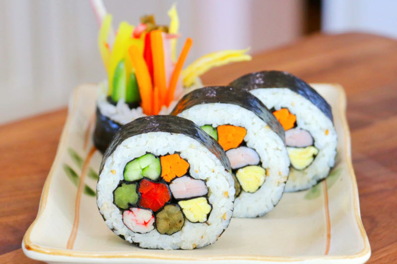 nguyên liệu kimbap