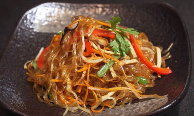 miến xào chay