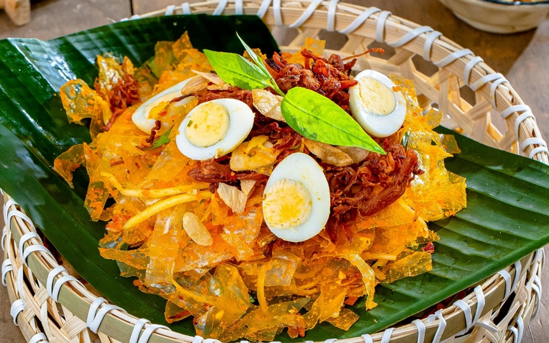 cách làm bánh tráng trộn siêu cay