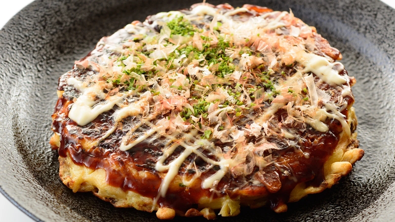 cách làm bánh xèo nhật bản