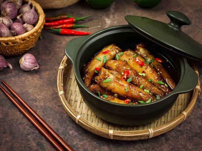cá mối kho tiêu