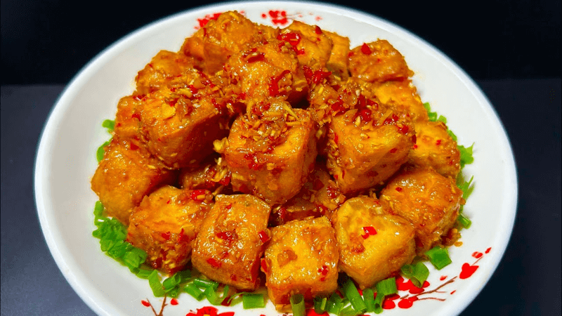Đậu hủ chiên nước mắm