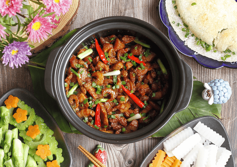 Thịt heo kho quẹt