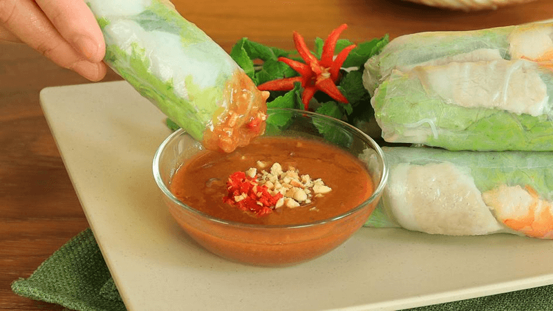 Cách pha nước chấm gỏi cuốn