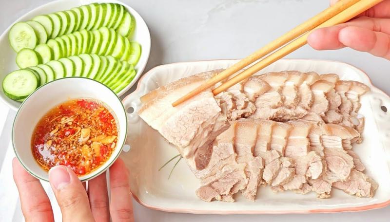 Cách làm nước mắm chấm thịt luộc