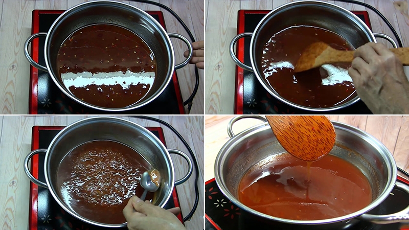 cách nấu nước me làm sốt chua ngọt