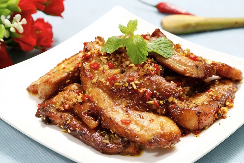 cách làm thịt heo nướng muối ớt