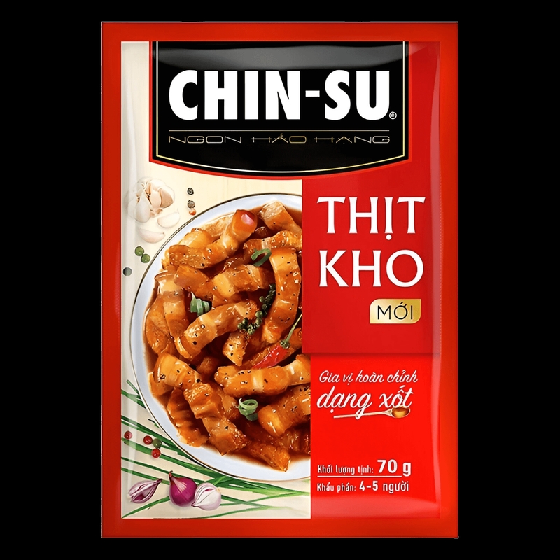 gói gia vị nấu thịt kho tàu có sẵn