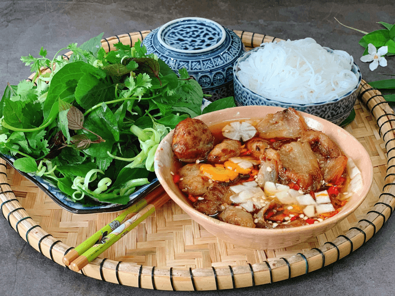 nước chấm bún chả