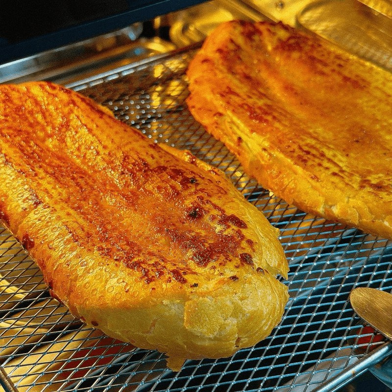 công thức làm bánh mì nướng muối ớt