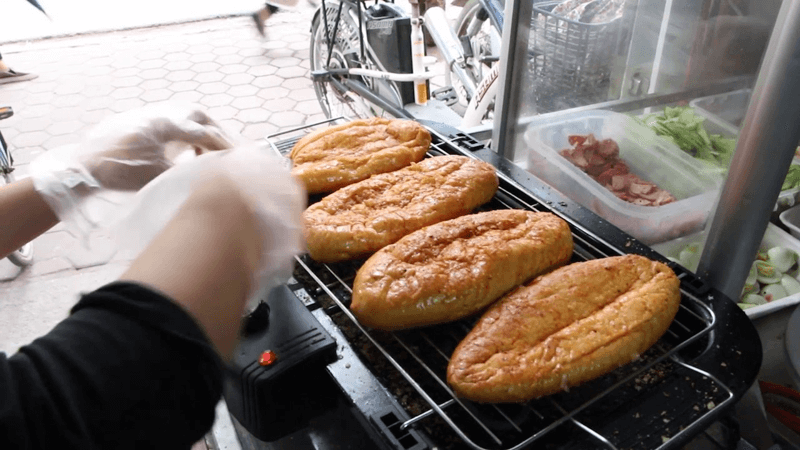 công thức bánh mì nướng muối ớt