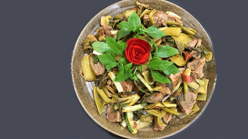 Thịt bò kho dưa cải
