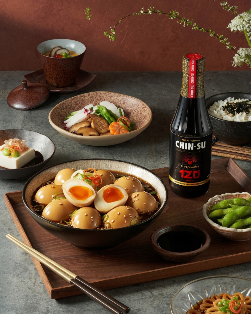Trứng cút ngâm tương CHIN-SU