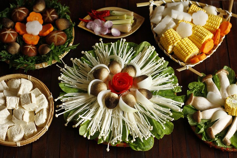 cách làm lẩu gà nấm