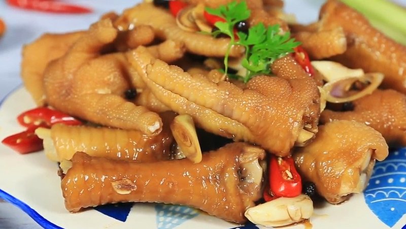 cách làm chân gà ngâm xì dầu