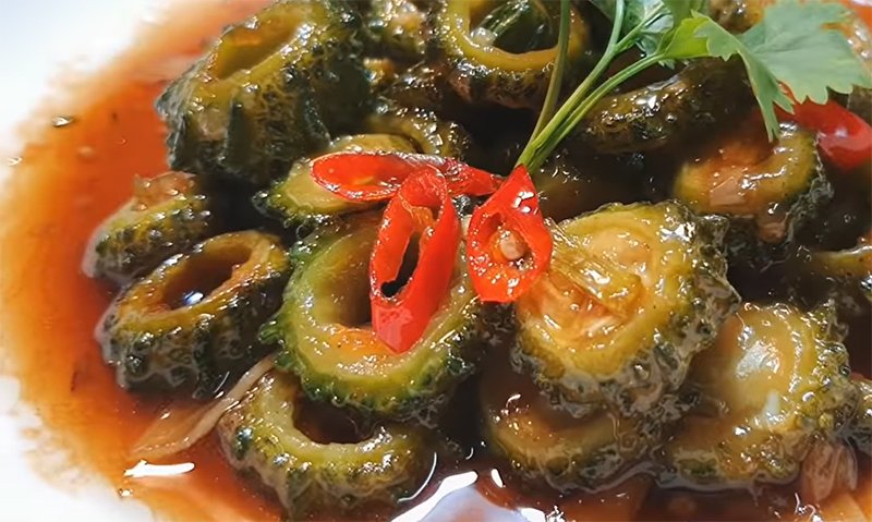 cách làm khổ qua kho nước tương
