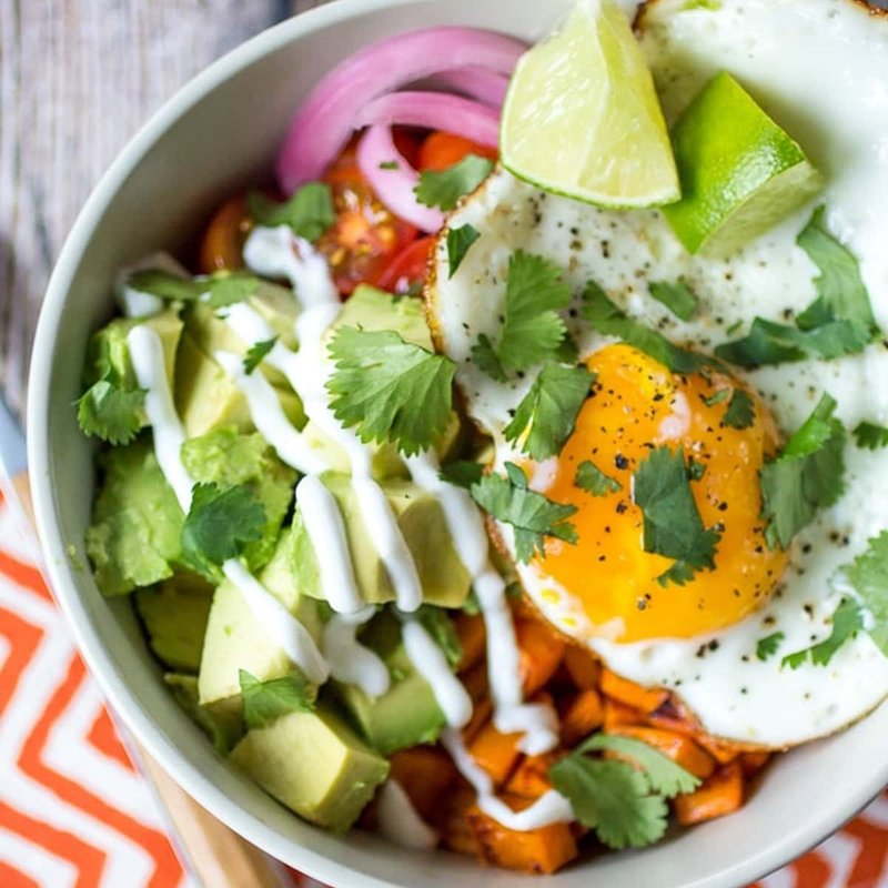 cách làm salad khoai lang giảm cân với bơ